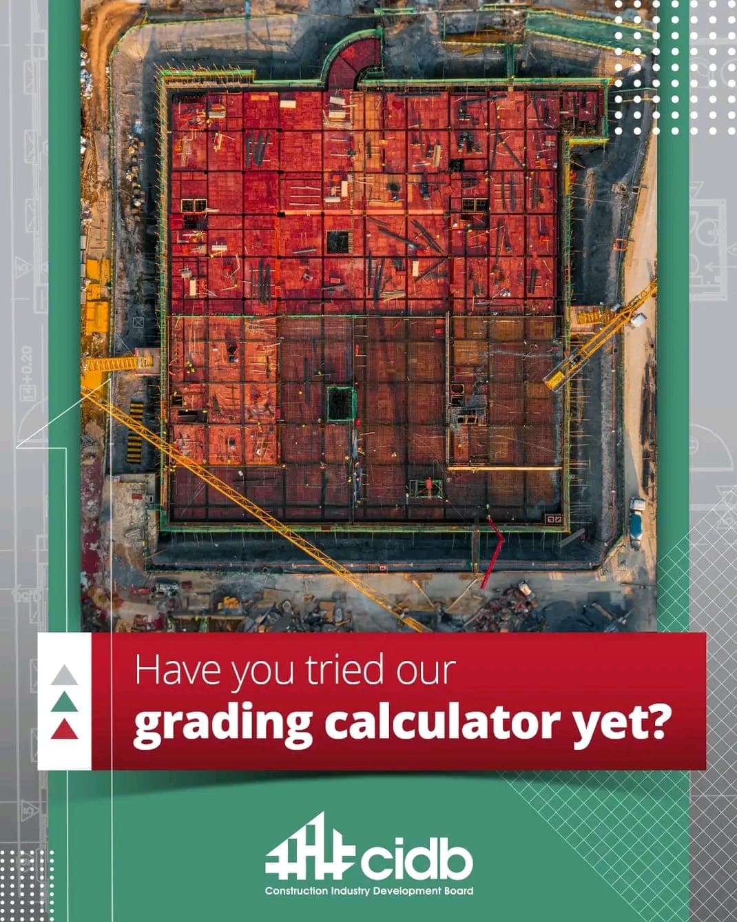 Construction site, representing CIDB upgrades 6